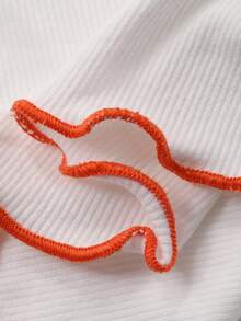 FRIFUL Damen Schwarz einfarbiger Rollkragen Langarm T-Shirt mit Kontrastsaum am Nacken, Tunnelzug und Cut-Out Design, figurbetont, vielseitig einsetzbar, Herbst/Winter - Weiss - Übersicht 7