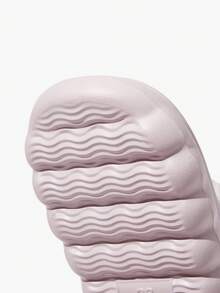 SHEIN 儿童舒适时尚休闲纯色保暖雪地靴轻便户外靴冬季 - 淡紫色 - 查看 8