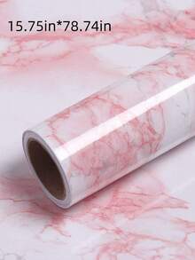 1 Cuộn Giấy dán tường đá cẩm thạch màu hồng tự dính, có thể tháo rời, không thấm nước, thích hợp cho việc cải tạo tường, mặt bàn, nhãn dán tủ và ngăn kéo, giấy dán tường đa năng, nhãn dán cải tạo, tấm ốp tường, giấy dán tường, giấy dán tường, đồ trang trí mùa xuân làm mới ngôi nhà của bạn, nhãn dán trang trí Rama - Hồng - Xem 10