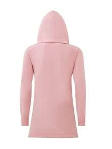 Manfinity Homme Men's Casual Solid Color Hooded Long Sleeve Cardigan, Autumn - Pink - View 2