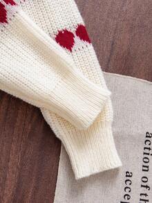 Genkimix Kids New Fashionable Versatile Cute Girls Heart & Bow Knitted Sweater Set Girls Sweater Sets Girl Fall Sets Little Girl Winter Sets Girls Cherry Outfit Girl Knit Set Christmas Clothes For Girls Girl Clothes Autumn And Winter Clothes Girls Sweater Sets Winter Young Girls Sets Girls Spring And Autumn Suit 2pcs Set Toddler Girls Cute Vintage Style Girl Knit Set Girls Sweater Sets Kids Two Piece Set Winter Young Girls Sets Girls Ribbed Set Girl Knit Set Girls Sweater Sets Girls Suit Set Girls Spring And Autumn Suit Kids Long Sleeve Set Girl Warm Sets Two Piece Winter Outfits For Toddler Girl Girls' Trouser Suit Christmas Sweater For Kids  Christmas Sweater Girls Christmas Sweater