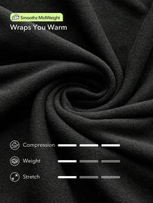 OutZeal Damska ciepła, miękka, szczotkowana koszulka z długim rękawem i kołnierzem typu cowlneck, na co dzień, na jesień i zimę