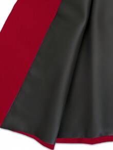 Manfinity Mode Men's Solid Color Waistcoat And Pants Business Formal Suit - Burgundy - View 7