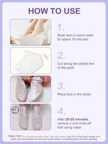 Mascarilla de piel de lavanda SlowSunday que se retira, elimina la piel seca y muerta, peeling para pies agrietados, hidratante, calmante, nutrición profunda, estilos acogedores de invierno, adecuado para invierno, Y2K, para el Día de San Valentín, regalo de San Valentín, regalo del Día de San Valentín, para el Ramadán, reuniones y regalos del Festival del Ramadán, ideal para fiestas