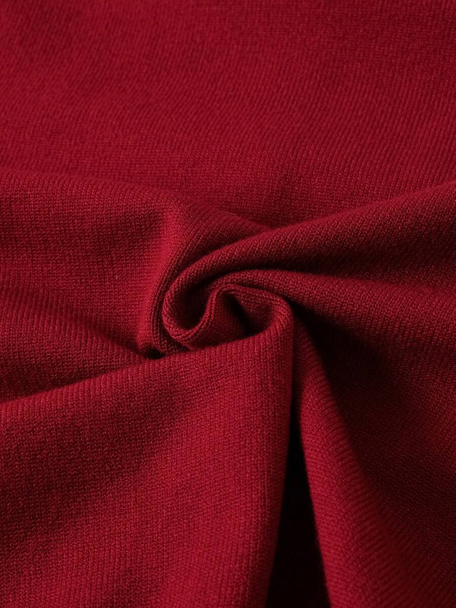 Sparklyn 女孩秋冬返校精致珍珠樱花开衫、长袖针织毛衣夹克 - 白色 - 查看 1