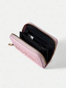 HARRY POTTER X SHEIN Luna Lovegood Spectrespecs Print Pink Wallet, Y2K Magic Kawaii Mini Purse For School & Daily Use, Zipper Female Cartoon Coin Wallet - Multicolor - View 5