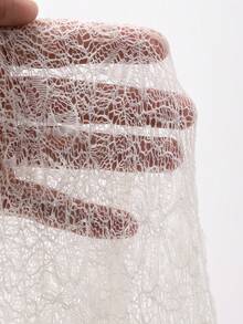 FRIFUL 女式修身蕾丝衬衫，圆领长袖，透明纹理面料，休闲百搭，适合度假、海滩