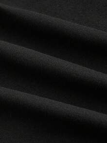 ROMWE Goth Plus Size Women Plus Size Distressed Mushroom Skull Eye Print Single Shoulder T-Shirt