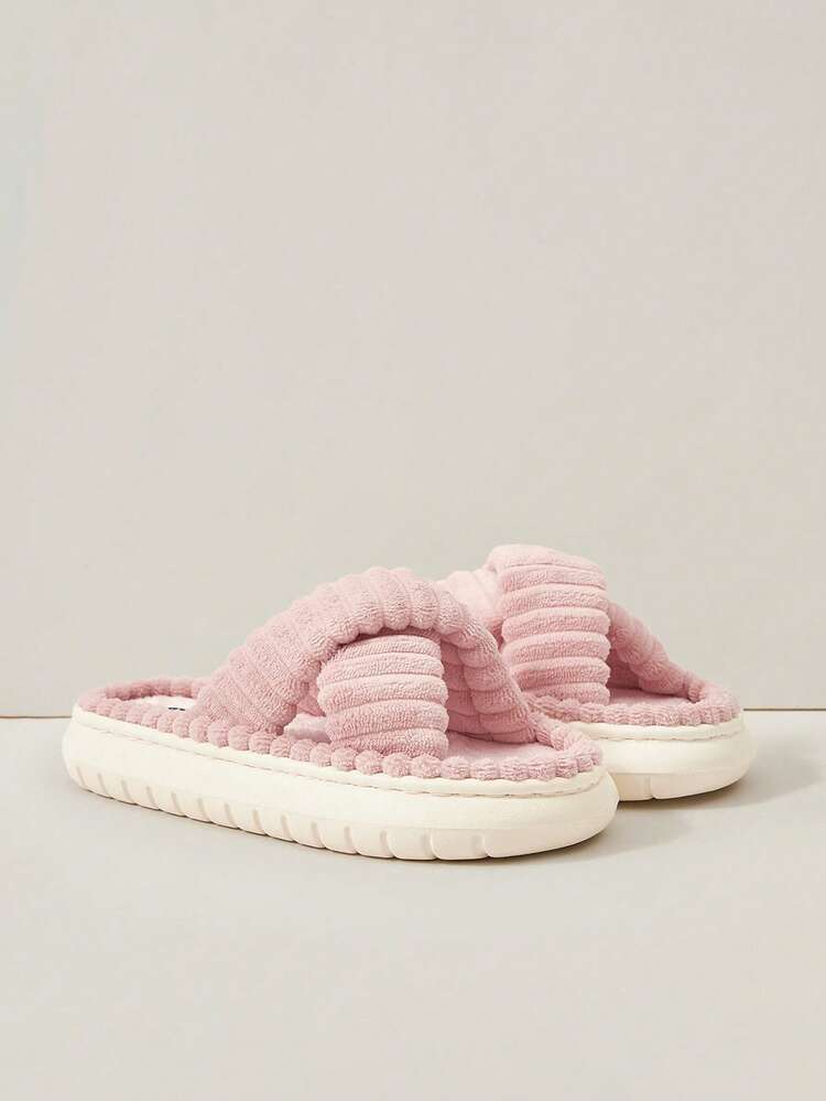 Women's Comfortable Solid Color Casual Home Slippers Casual School Supplies Back To School Spring Shoes Spring Break Easter For Christmas