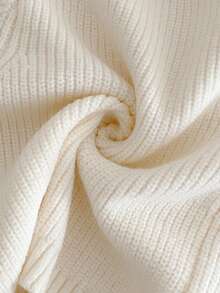 SHEIN Vintaside Kids Toddler Girls' Embroidered Apricot Pullover Sweater, Suitable For Spring/Autumn, Can Be Worn As Layering Piece In Cold Winters. Delicate Bow Embroidery Adds Adorable And Playful Charm. Suitable For Family Gatherings, Halloween, New Year, Thanksgiving, Christmas, Easter, National Day, Parties, New Year's Eve Bow Baby Clothes Baby Knitwear Baby Girl Sweater Newborn Sweater Baby Girl Jumper Baby Clothes Girl Fall Sweater Fall Baby Winter Dress Knit Baby Girl Clothes Baby Clothes Girl Fall Sweater Baby Knitwear Baby Girl Clothes Baby Sweater Baby Girl Winter Sweaters Baby Girl Jumper Baby Solid Color Knitted Sweater Baby Clothes Girl Sweater - Apricot - View 7