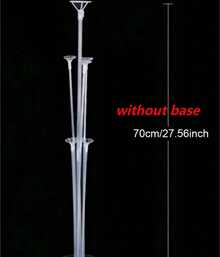 70/130/160 厘米气球支架套件，带底座和杆的气球柱，适用于婚礼生日派对装饰、圣诞派对用品