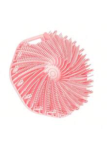 1PC Silicone Body Scrubber Brush, Upgraded Super Exfoliating Shower Brush With Non-Slip Hand Strap, Silicone Body Buffer For Shower - Multicolor - View 10