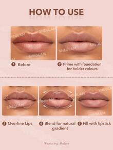 SHEGLAM So Lippy Lip Liner-Neutral Creamy Matte Lip Liner Pencil High Pigment Not Easy To Fade Silky Smooth Matte Contour Tint Lip Makeup Brand Beauty Makeup Face Paint Cosmetic For Women Girls Perfect For Fall Winter Ideal For Y2K Fancy Fashion Suitable For Birthday Christmas Present Party Ready Best Color