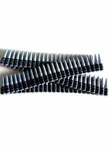 塑料子弹 - 适用于角色扮演、锐舞派对、朋克配饰、男女皆宜的礼物、愚人节恶作剧、生日礼物、玩具枪道具、嘻哈时尚的仿真子弹 - 彩色 - 查看 8