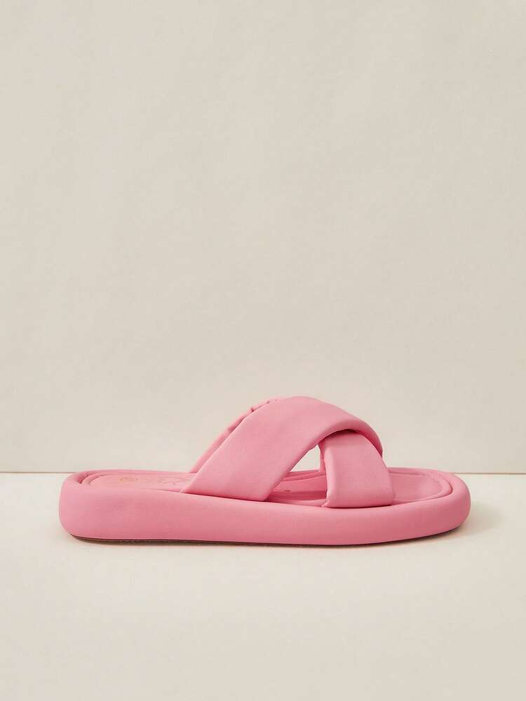 Women's Fashionable & Comfortable Pink Platform Sandals