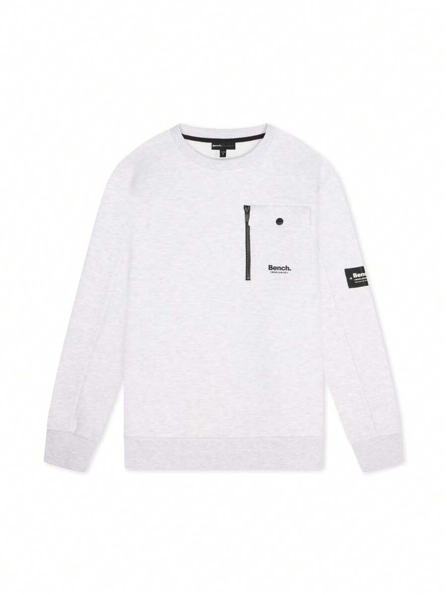 BENCH Men's Sweatshirt Grey - Black - View 1