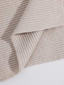 Momance 孕妇时尚纯色蝙蝠袖不对称下摆毛衣，秋冬