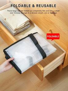 Novo saco para guardar edredons, saco de alta qualidade para mudanças, grande capacidade, à prova de poeira e umidade, dobrável e com alças, ideal para roupas, roupa de cama, brinquedos, travesseiros e cobertores. Armazenamento sazonal. - Multicolorido - Ver 7