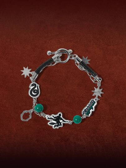 HARRY POTTER X SHEIN 1 Peça Pulseira de Corrente com Padrão de Cobra Vintage