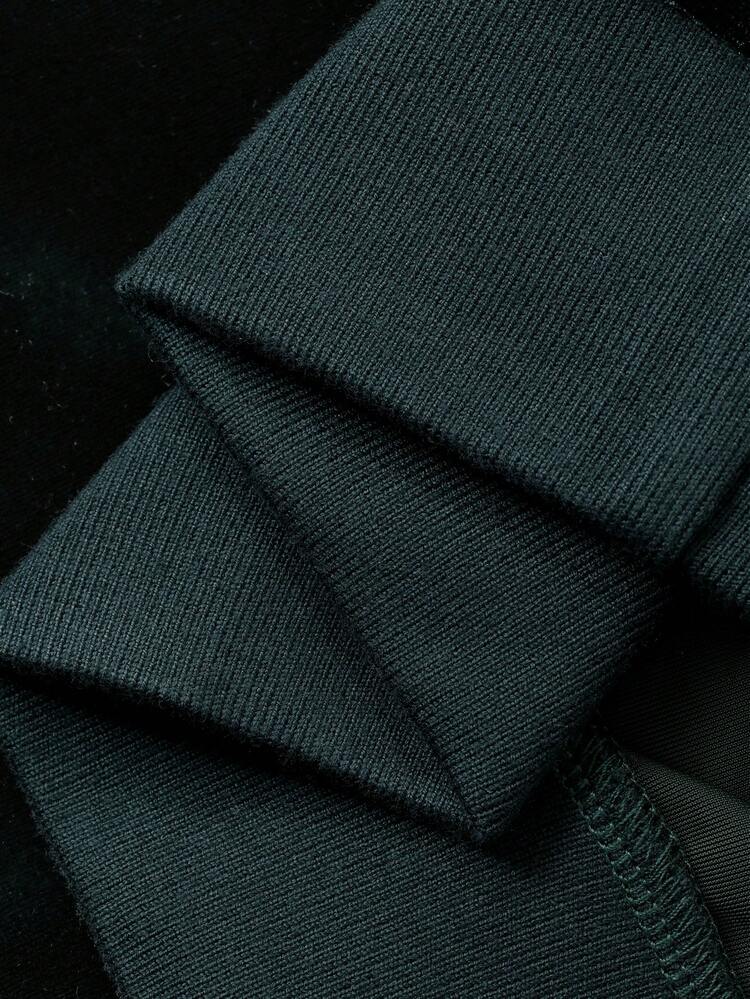 Vintage Velvet Casual Letter Embroidery Women Lounge Set, Cozy Outfit Fall Winter Clothes