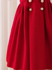 Glamorique Kids Young Girls Dresses Christmas Dress - Red - View 6