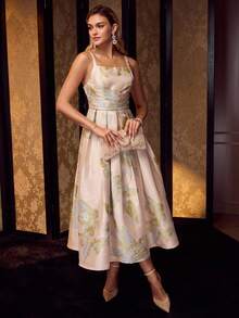 MOTF Soiréza JACQUARD FOLD PLEATED COCKTAIL DRESS, PARTY - Multicolor - View 5