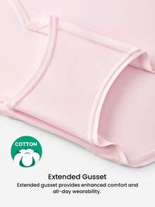 LUVLETTE 3-Pack Cotton High Waist Briefs Women Underwear Panties Set Christmas Pajamas Style 2025