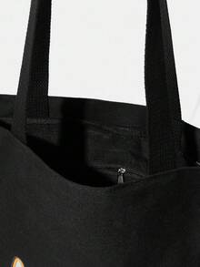 SCOOBY-DOO X SHEIN Túi Tote Nữ - màu đen - Xem 7