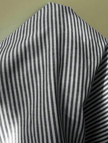 Sunnyshic 蓝白条纹深 V 领露背系带腰部 A 字形无袖连体裤连衣裙，优雅性感可爱，适合度假、海滩、通勤、派对、日常穿着、约会、春夏/秋季 - 黑色 - 查看 8