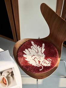 Joivida Chinese-Style Seat Cushions Featuring Dragon And Floral Patterns, Thickened Non-Slip Mats, Suitable For Sofas, Car Seats, And Oriental-Style Home And Car Decorations. - Multicolor - View 6