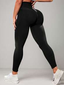 Rhythm Era 无缝橄榄绿加大码运动紧身裤