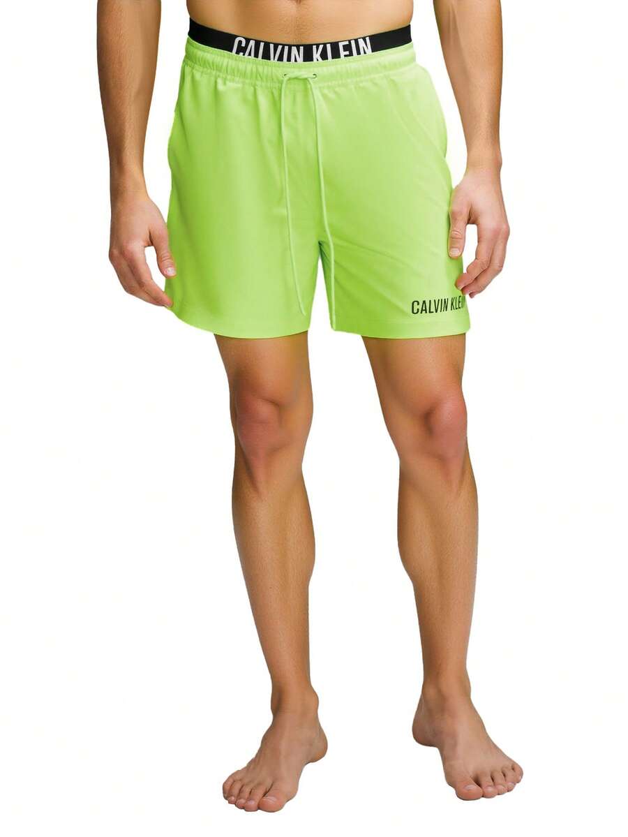 Calvin Klein Men's Swim Shorts Green - Green - View 1