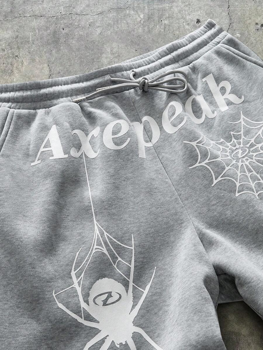 Quần nỉ ống đứng thời trang thường ngày AXEPEAK dành cho nam - Xám - Xem 1