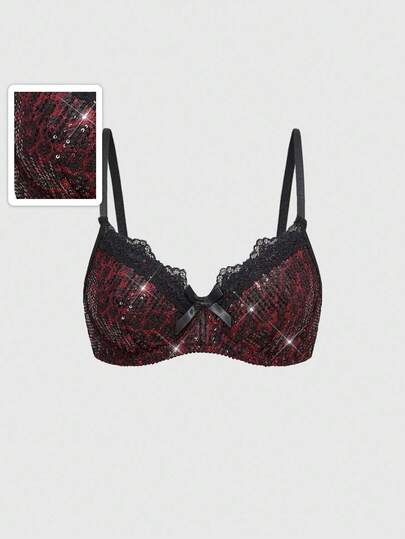 Grunge Punk Soutien-gorge brassière à armatures en maille imprimé léopard punk sombre Y2K perlé