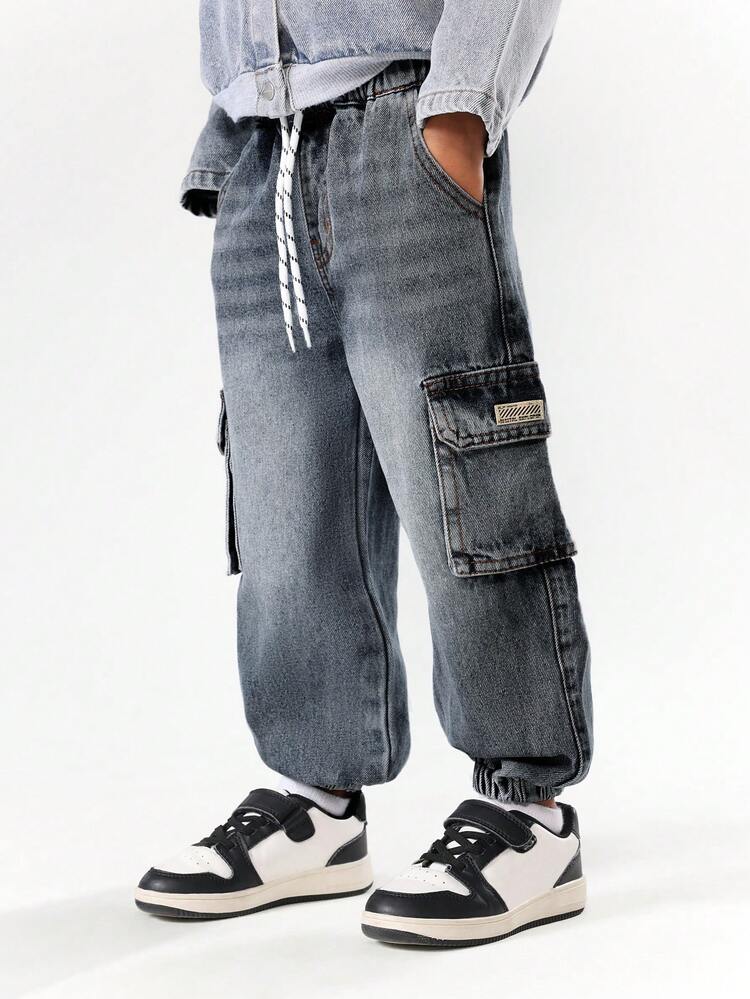 Cargo-Joggingjeans mit Taschen