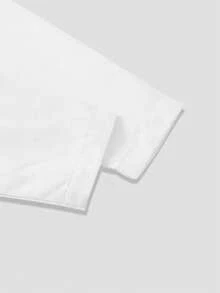 ROMWE MEN Street Life 男士秋季时尚格子拼接水钻装饰衬衫，长袖上衣 - 彩色 - 查看 6