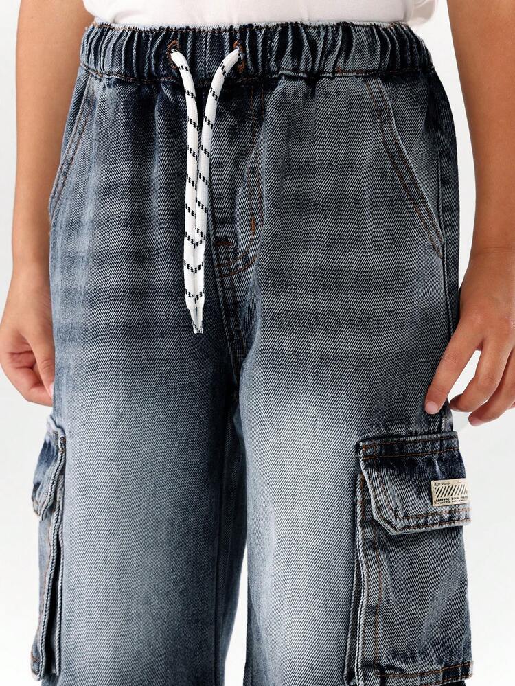 Cargo-Joggingjeans mit Taschen