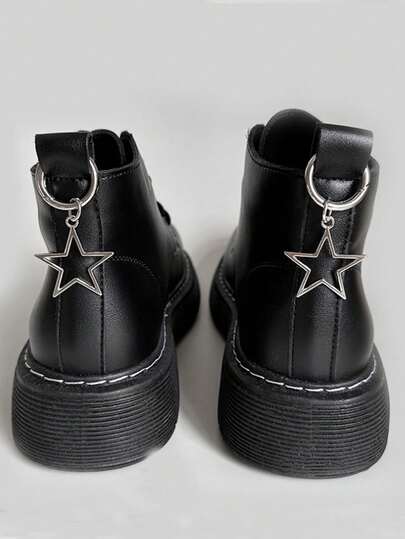 Goth 2 pièces/set Décoration de chaussure avec pendentif épée gothique, unisexe, Halloween