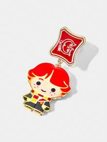 HARRY POTTER X SHEIN 1 Pair Fashionable Cute Cartoon Figure Graphic Dangle Earrings