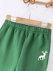 SHEIN 4 pezzi Pantaloni casual, carini e divertenti con stampa di auto per ragazzi, in confezione multipla, colori assortiti, adatti per uso quotidiano, vacanze, ritorno a scuola, asilo, adatti per autunno e inverno