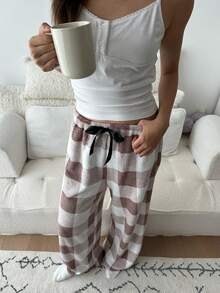 CovetEZ 休闲纯色针织无袖白色细肩带女式吊带背心紧身胸衣上衣秋季女装 - 白色 - 查看 4