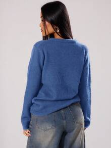 MUSERA Cardigan ample à boutons, style printemps Y2K années 90, décontracté et mignon, oversize, pour l'aéroport, l'automne, la rentrée, l'automne-hiver, le quotidien, Noël, le travail, le bureau, élégant, Nouvel An