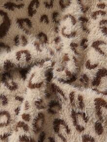 SHEIN PETITE Damen Vintage Strick Lässig Minimalist Langarm Pullover, Alltag Herbst/Winter