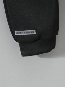 3pcs/Set Teenage Boys Casual Sports Thick Quilted Sleeveless Vest Jacket, Hooded Pullover Sweatshirt, And Outdoor Drawstring Pants, Autumn/Winter