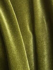 SHEIN Unity 女士牛油果绿色天鹅绒连帽修身夹克 - 綠色 - 查看 6