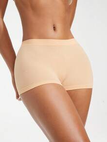 SHAPORA 1 Quần định hình tối giản thoải mái màu mơ cho nữ - Màu be - Xem 5