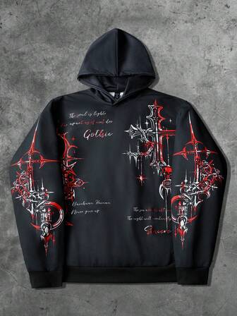 Street Life Herren Dunkel Hoodie, geeignet für den täglichen Gebrauch, Frühling/Sommer, Herbst