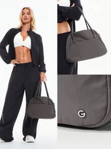 GLOWMODE Power Play 防水储物隔层拉链口袋保龄球包健身房工作室旅行日常休闲 - 灰色 - 查看 7