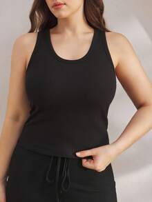 Ocili 大码女式纯色圆领休闲吊带背心