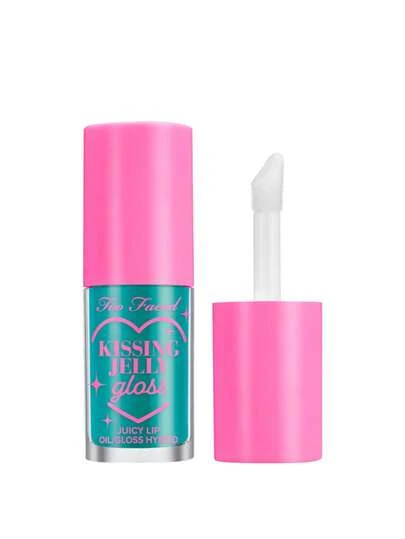 Too Faced Kissing Jelly Hydrating Lip Oil Gloss Sweet Cotton Candy 4.5 Ml